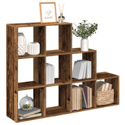 Boekenkast kamerscherm 137,5x29x103,5 cm oud hout