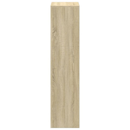 Kamerscherm / boekenkast 123x29x123 cm hout sonoma eiken