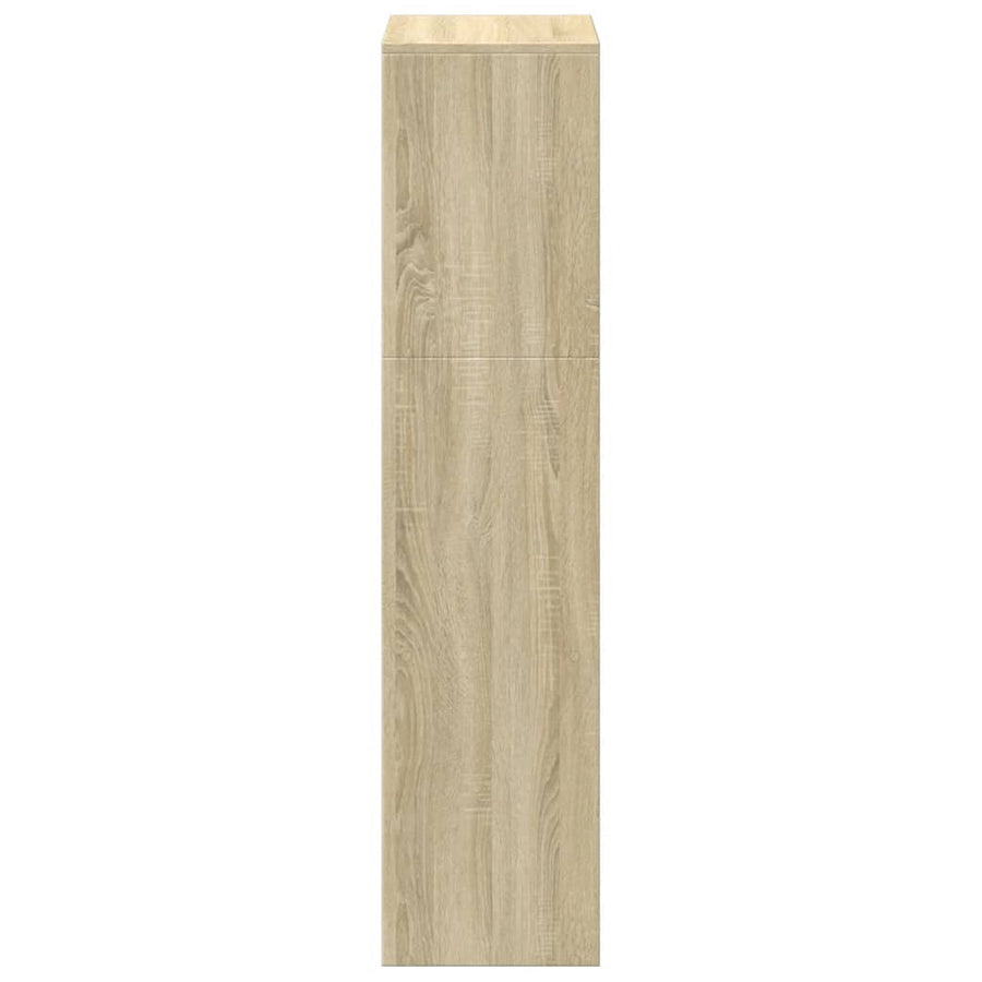 Kamerscherm / boekenkast 123x29x123 cm hout sonoma eiken