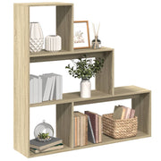 Boekenkast kamerscherm 123x29x123 cm sonoma eiken