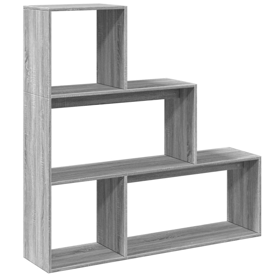 Kamerscherm / boekenkast 123x29x123 cm hout grijs sonoma