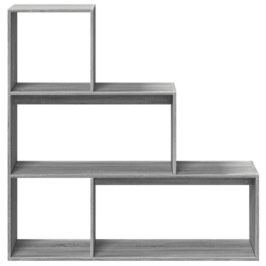 Kamerscherm / boekenkast 123x29x123 cm hout grijs sonoma