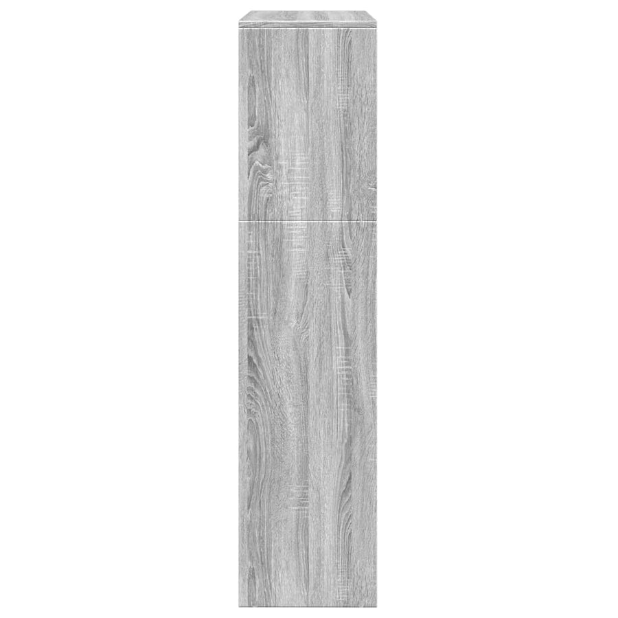 Kamerscherm / boekenkast 123x29x123 cm hout grijs sonoma