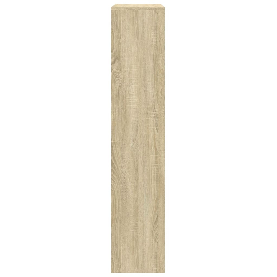 Kamerscherm / boekenkast 143,5x29x143,5 cm hout sonoma eiken