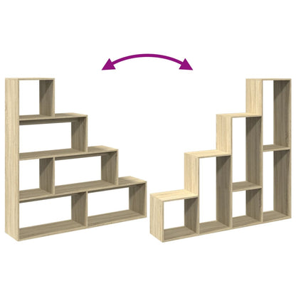 Kamerscherm / boekenkast 143,5x29x143,5 cm hout sonoma eiken