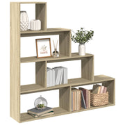 Boekenkast kamerscherm 143,5x29x143,5 cm hout sonoma eiken