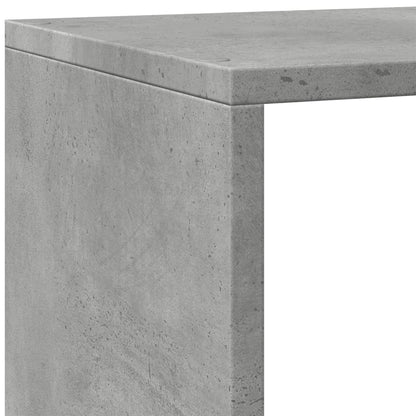 Kamerscherm / boekenkast 4-laags 143,5x29x143,5 cm hout grijs
