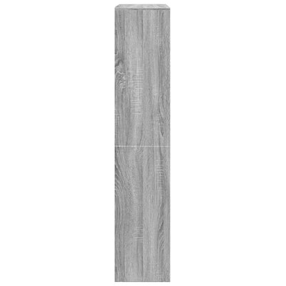 Kamerscherm / boekenkast 143,5x29x143,5 cm hout grijs sonoma