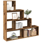 Room divider / bookcase 143.5x29x143.5 cm wood old wood
