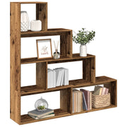 Boekenkast kamerscherm 143,5x29x143,5 cm hout