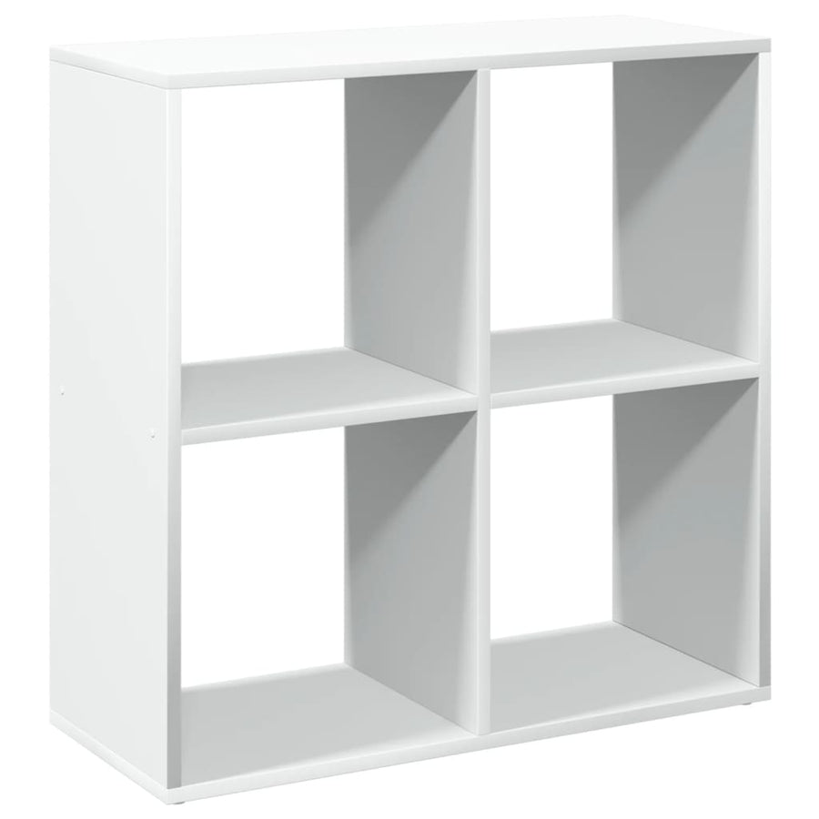Kamerscherm / boekenkast 69,5x29x69,5 cm bewerkt hout wit