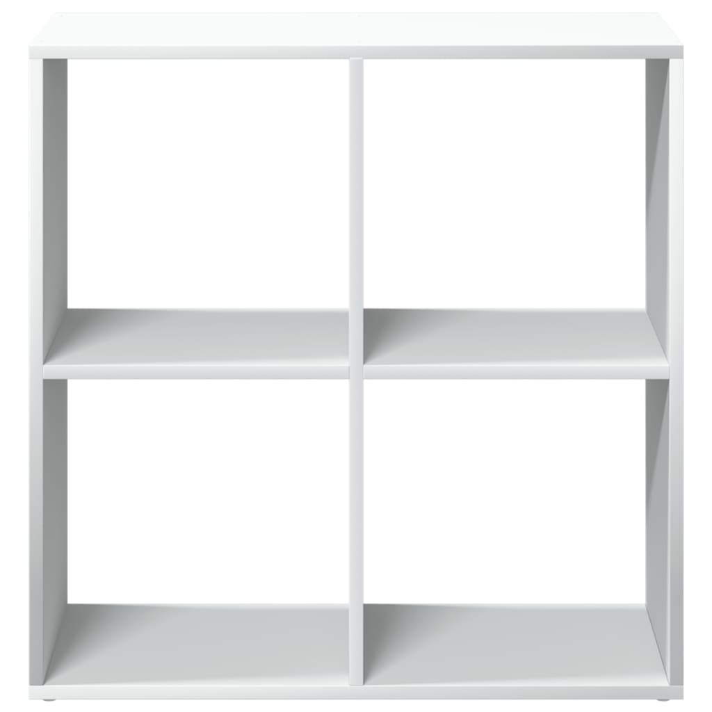 Kamerscherm / boekenkast 69,5x29x69,5 cm bewerkt hout wit