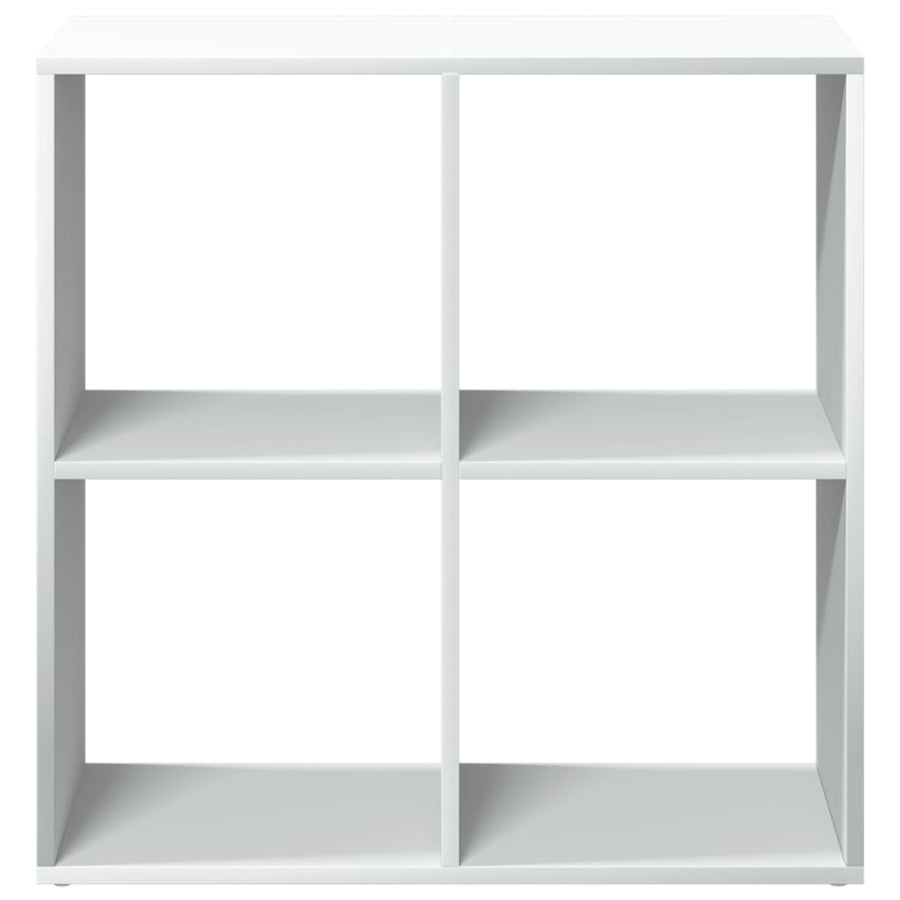 Kamerscherm / boekenkast 69,5x29x69,5 cm bewerkt hout wit