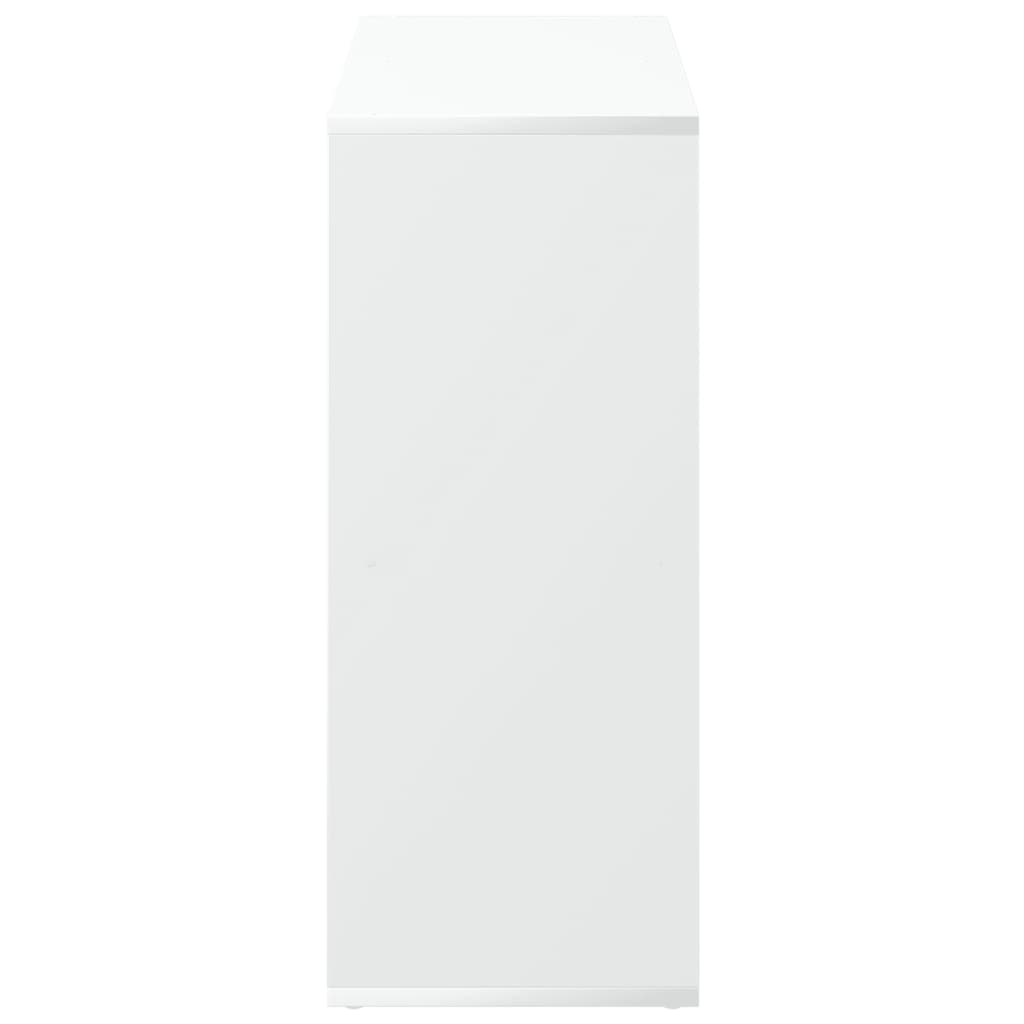 Kamerscherm / boekenkast 69,5x29x69,5 cm bewerkt hout wit