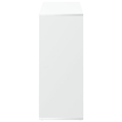 Kamerscherm / boekenkast 69,5x29x69,5 cm bewerkt hout wit