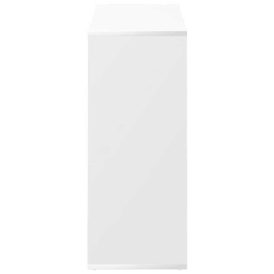 Kamerscherm / boekenkast 69,5x29x69,5 cm bewerkt hout wit