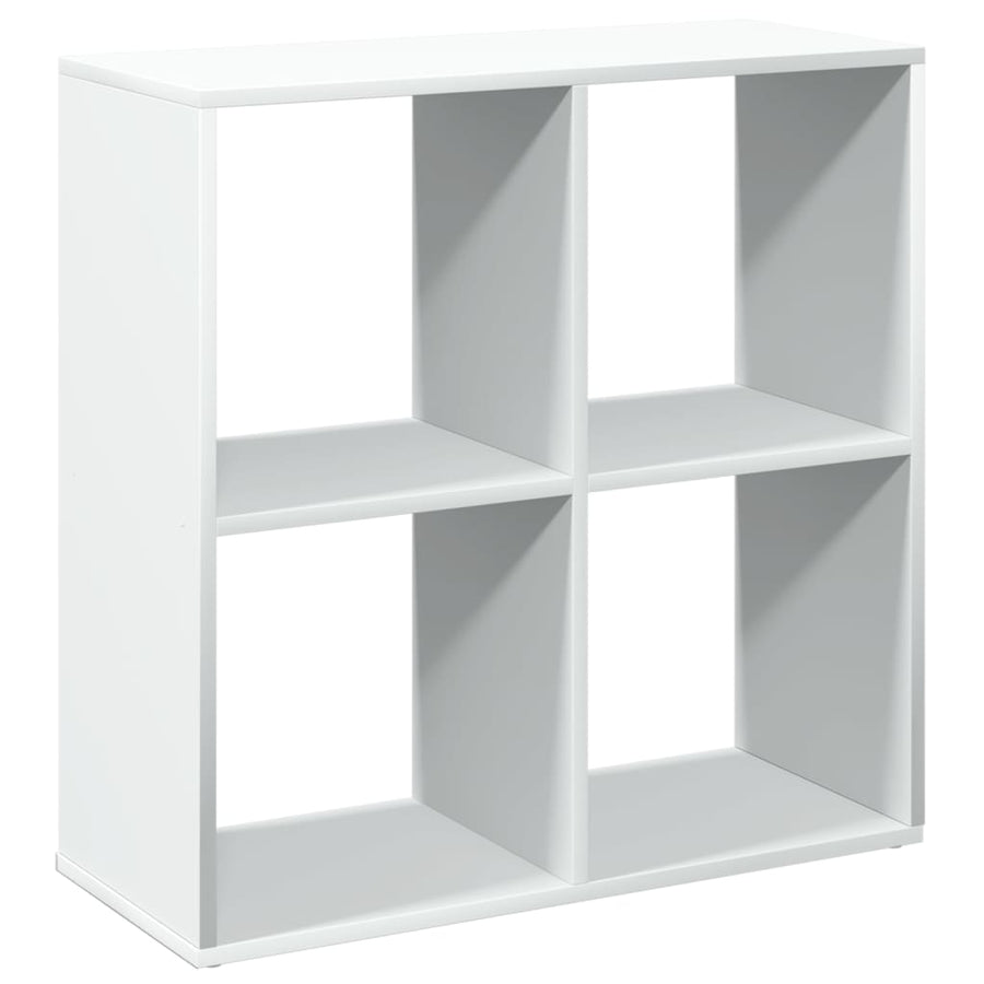 Kamerscherm / boekenkast 69,5x29x69,5 cm bewerkt hout wit