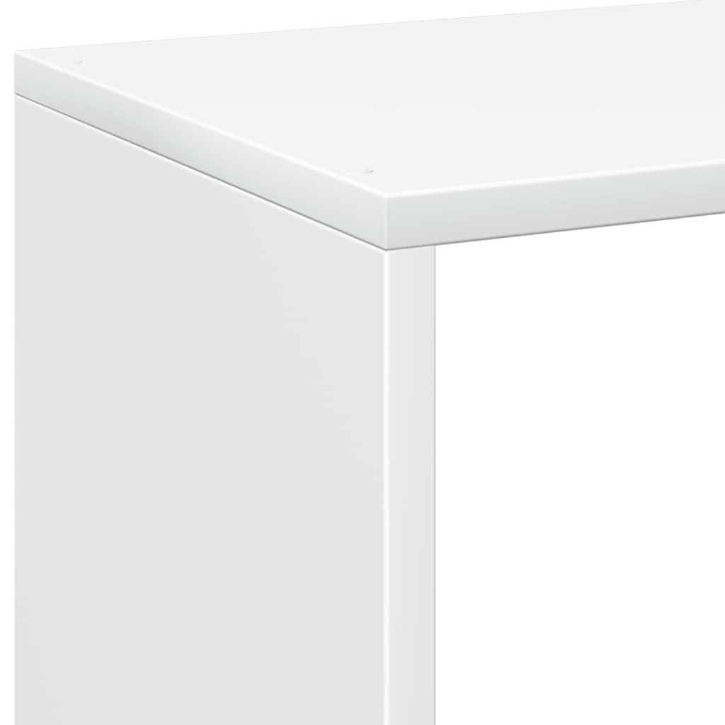Kamerscherm / boekenkast 69,5x29x69,5 cm bewerkt hout wit
