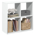 Kamerverdeler Boekenkast Wit 69,5x29x69,5 cm Bewerkt Hout