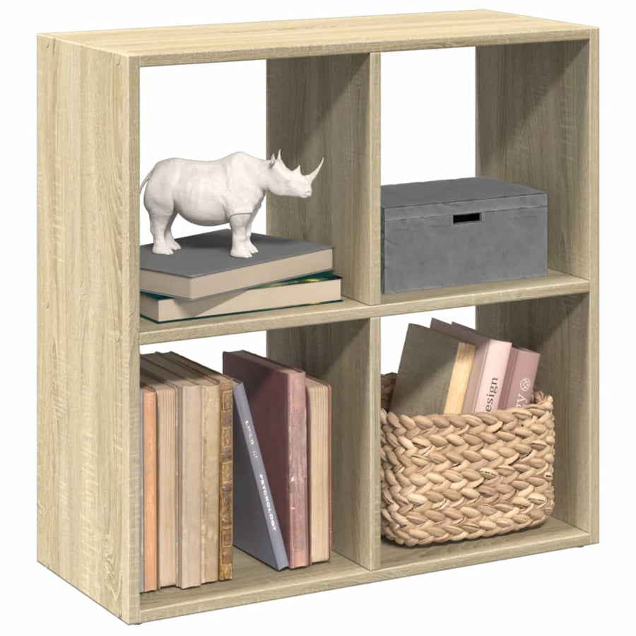 Kamerscherm / boekenkast 69,5x29x69,5 cm hout sonoma eikenkleur
