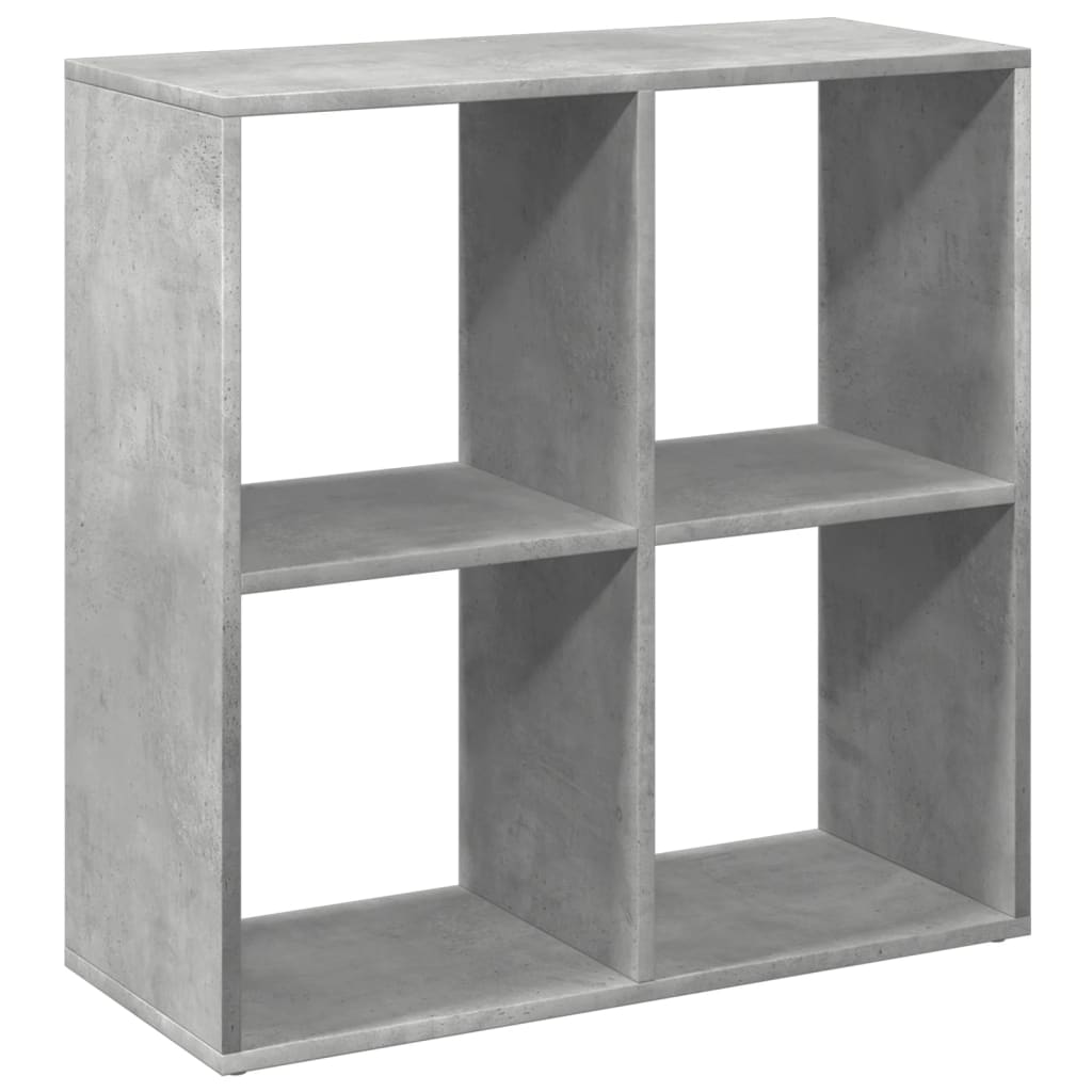 Kamerscherm / boekenkast 69,5x29x69,5 cm hout betongrijs