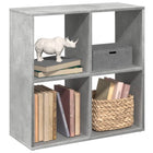 Boekenkast kamerscherm 69,5x29x69,5 cm betongrijs