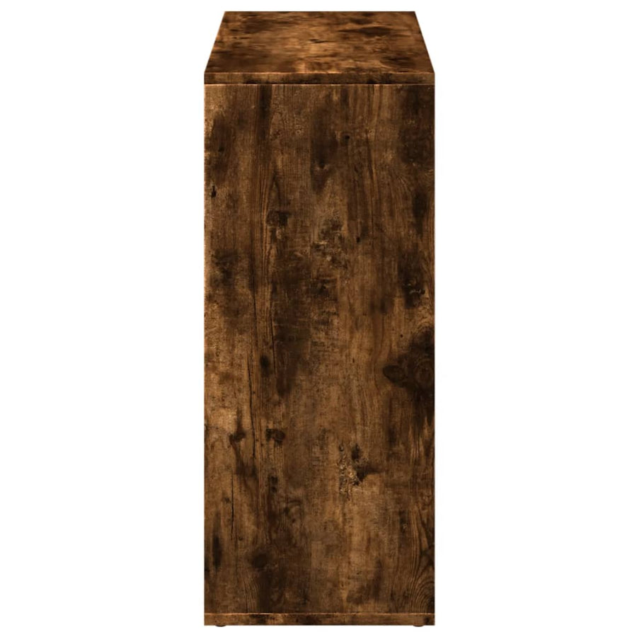 Kamerscherm / boekenkast 69,5x29x69,5 cm hout gerookt eiken
