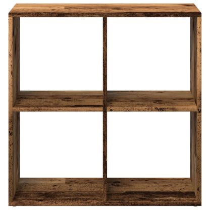 Kamerscherm / boekenkast 69,5x29x69,5 cm hout oud houtkleur