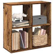 Boekenkast kamerscherm 69,5x29x69,5 cm oud hout