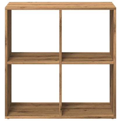 Kamerscherm / boekenkast 69,5x29x69,5 cm hout artisanaal eiken