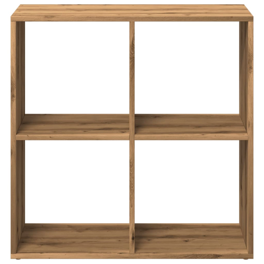Kamerscherm / boekenkast 69,5x29x69,5 cm hout artisanaal eiken