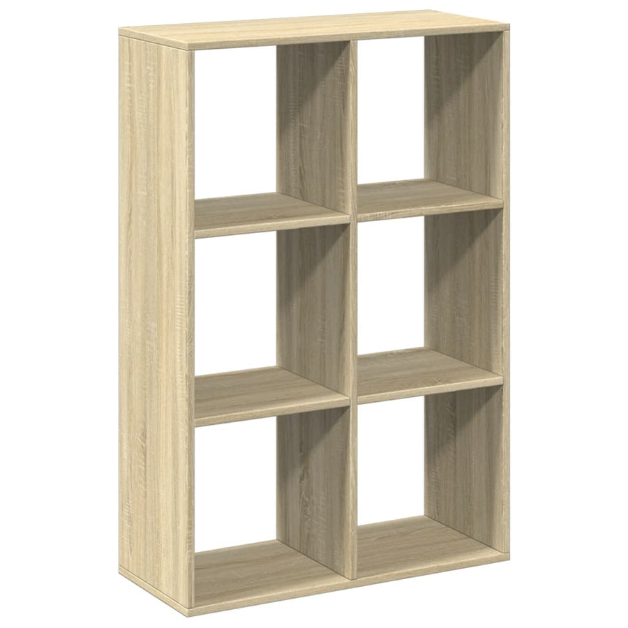 Kamerscherm / boekenkast 69,5x29x103,5 cm hout sonoma eiken