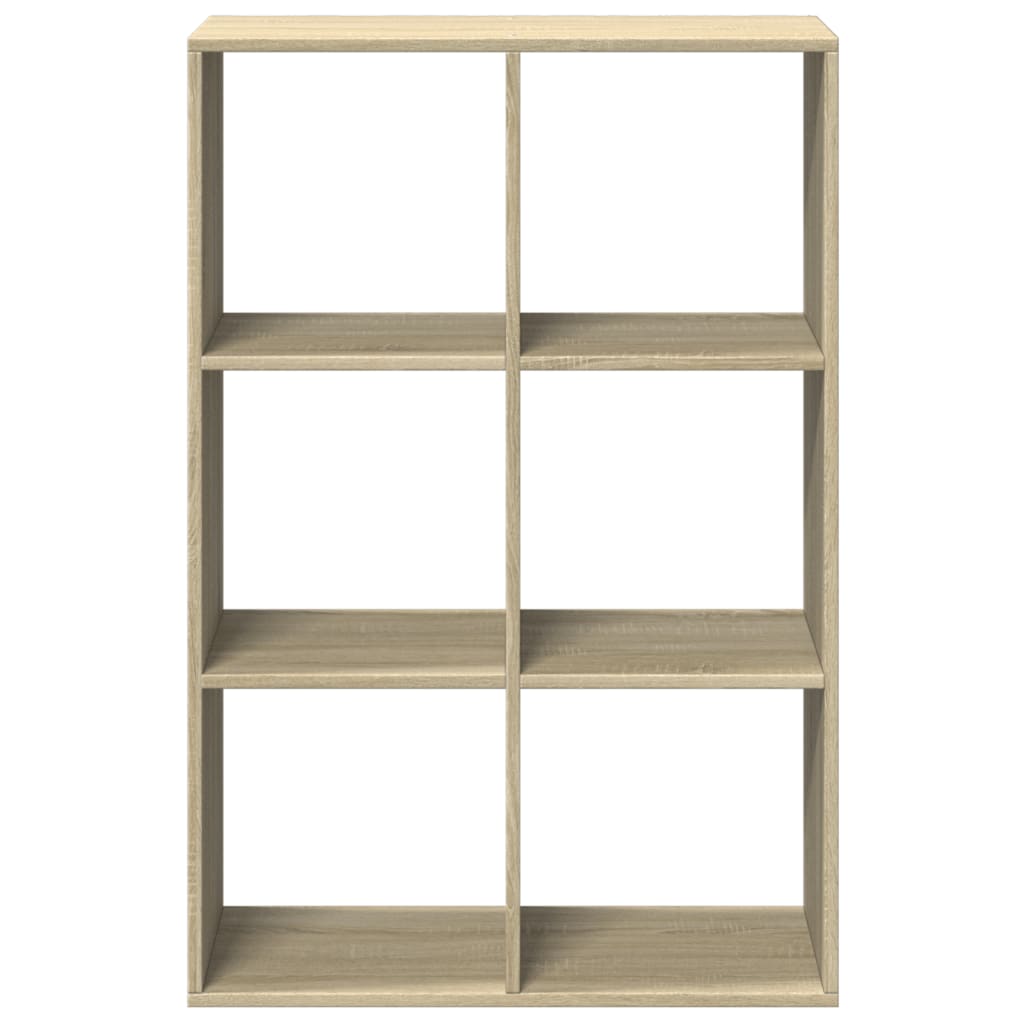 Kamerscherm / boekenkast 69,5x29x103,5 cm hout sonoma eiken