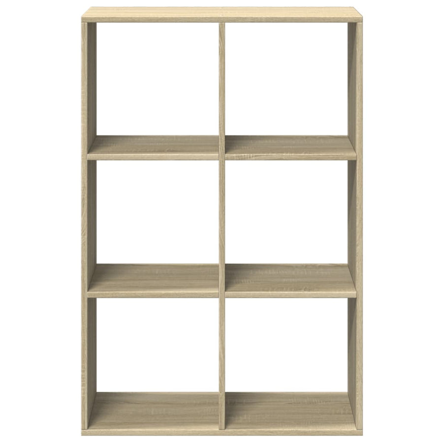 Kamerscherm / boekenkast 69,5x29x103,5 cm hout sonoma eiken