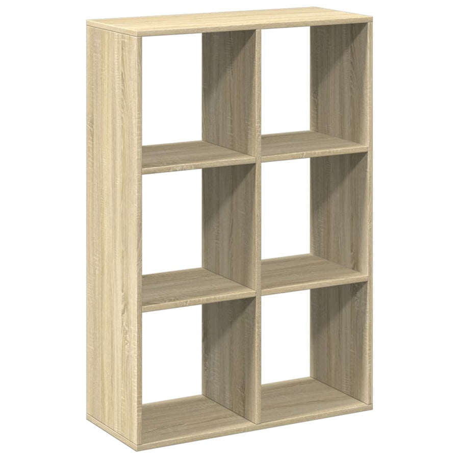 Kamerscherm / boekenkast 69,5x29x103,5 cm hout sonoma eiken