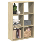 Room divider / bookcase 69.5x29x103.5 cm wood sonoma oak