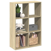 Boekenkast kamerscherm 69,5x29x103,5 cm hout sonoma eiken
