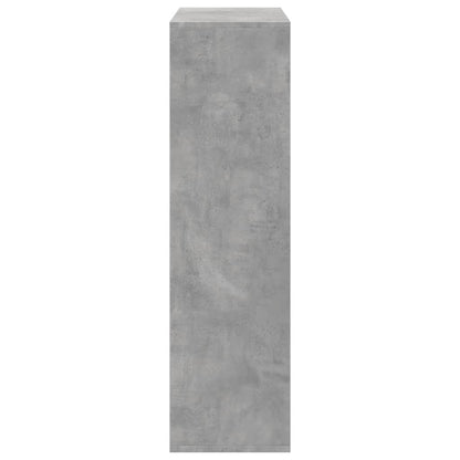 Kamerscherm / boekenkast 69,5x29x103,5 cm hout betongrijs