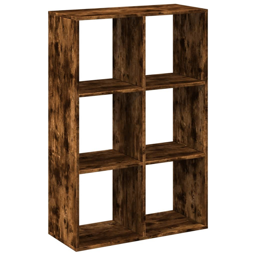 Kamerscherm / boekenkast 69,5x29x103,5 cm hout gerookt eiken