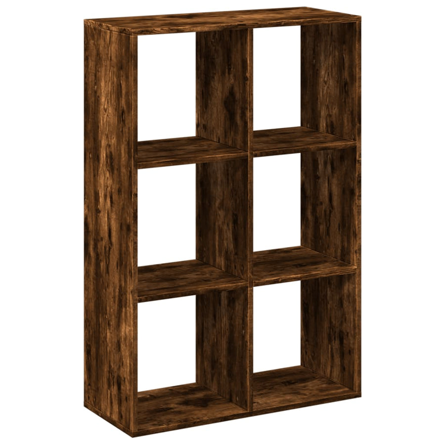 Kamerscherm / boekenkast 69,5x29x103,5 cm hout gerookt eiken