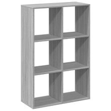 Kamerscherm / boekenkast 69,5x29x103,5 cm hout grijs sonoma