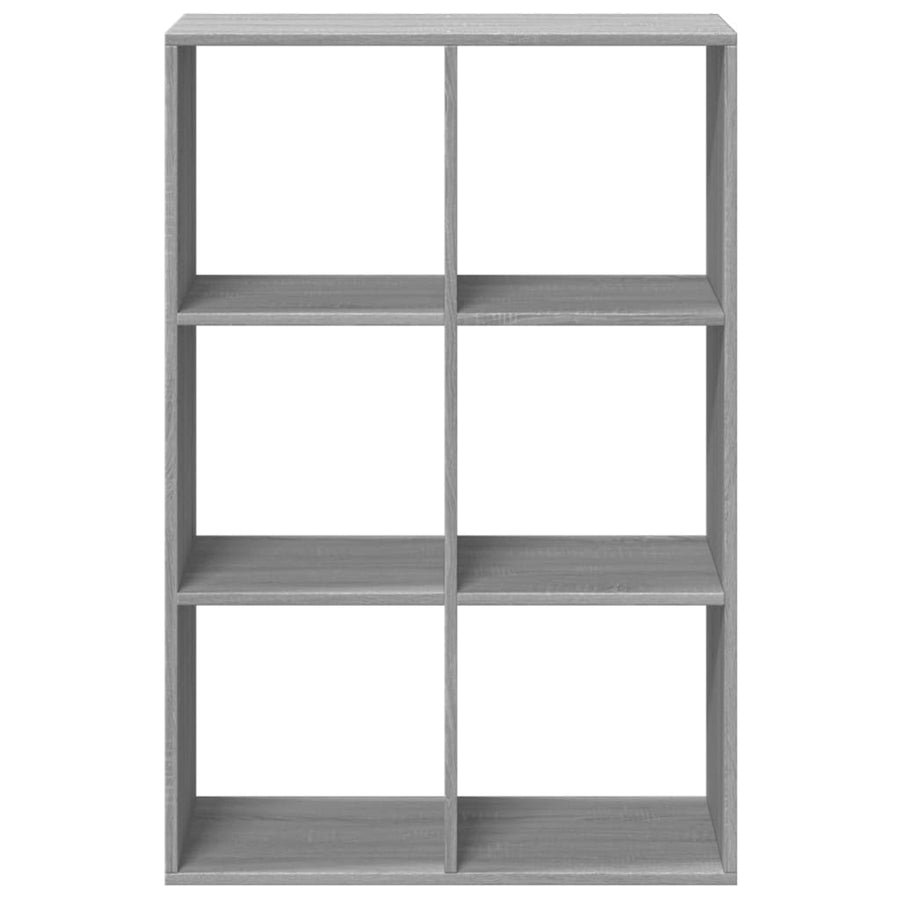 Kamerscherm / boekenkast 69,5x29x103,5 cm hout grijs sonoma