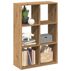 Boekenkast kamerscherm 69,5x29x103,5 cm eiken
