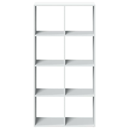 Kamerscherm / boekenkast 69,5x29x137,5 cm bewerkt hout wit