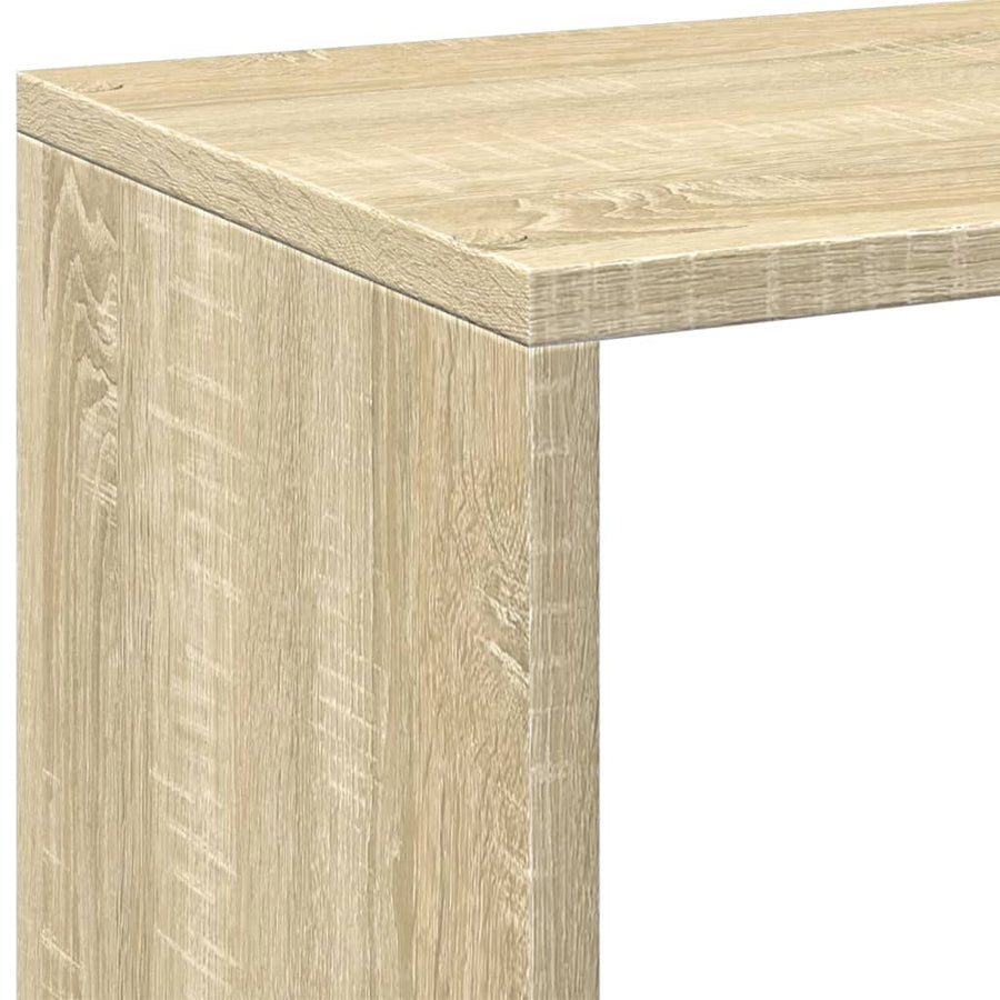 Kamerscherm / boekenkast 69,5x29x137,5 cm hout sonoma eiken