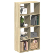 Boekenkast kamerscherm 69,5x29x137,5 cm sonoma eiken