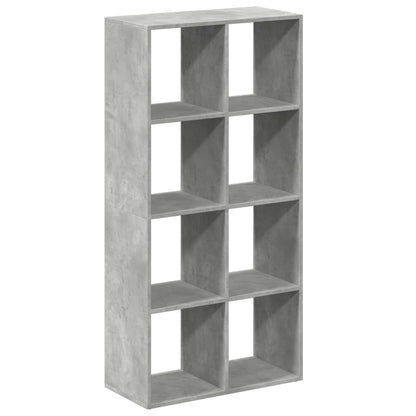 Kamerscherm / boekenkast 69,5x29x137,5 cm hout betongrijs