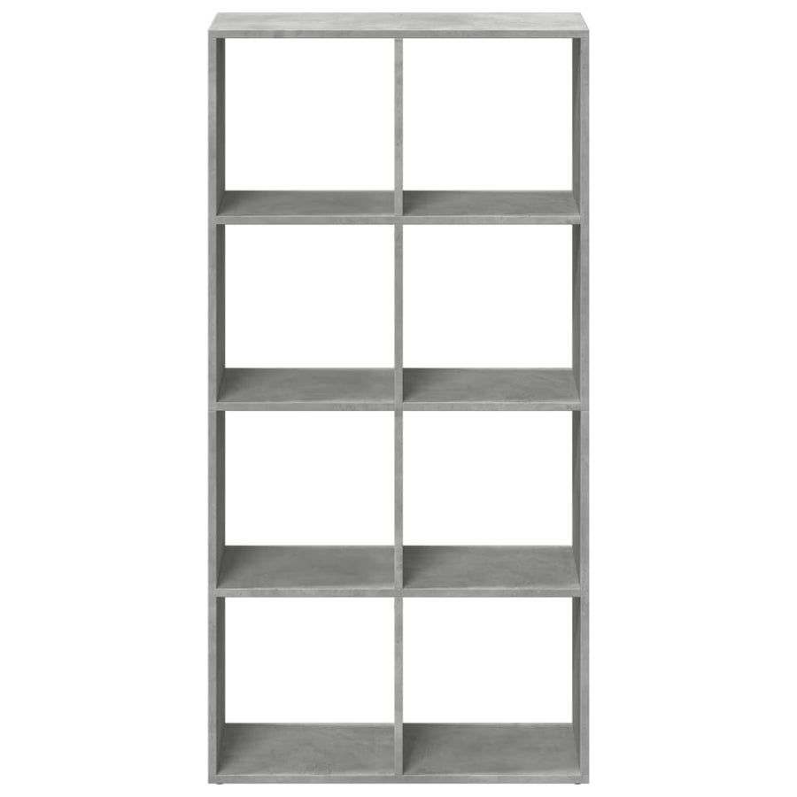 Kamerscherm / boekenkast 69,5x29x137,5 cm hout betongrijs
