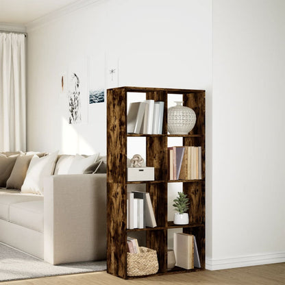 Kamerscherm / boekenkast 69,5x29x137,5 cm hout gerookt eiken