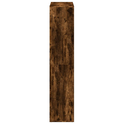 Kamerscherm / boekenkast 69,5x29x137,5 cm hout gerookt eiken